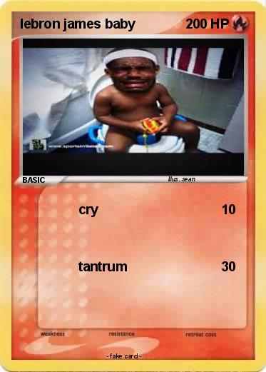 Pokemon lebron james baby