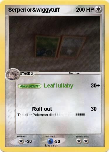 Pokemon Serperior&wiggytuff