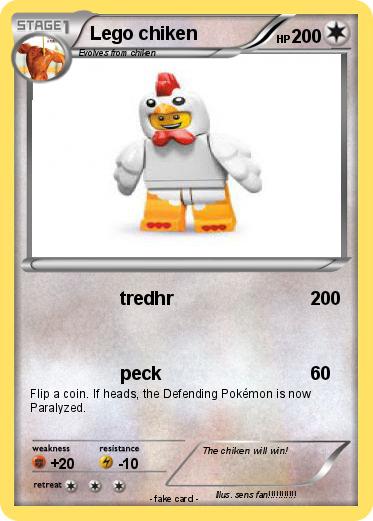 Pokemon Lego chiken