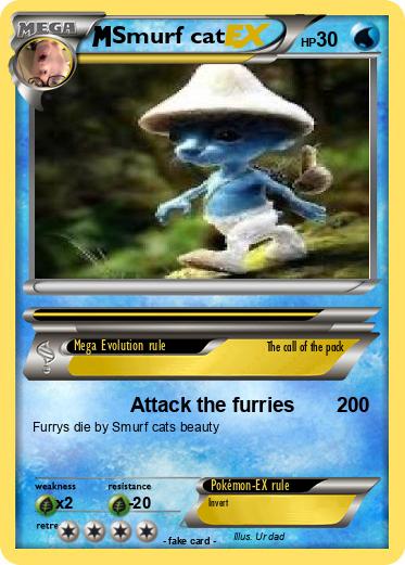 Pokemon Smurf cat
