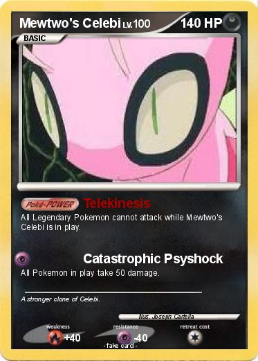 Pokemon Mewtwo's Celebi