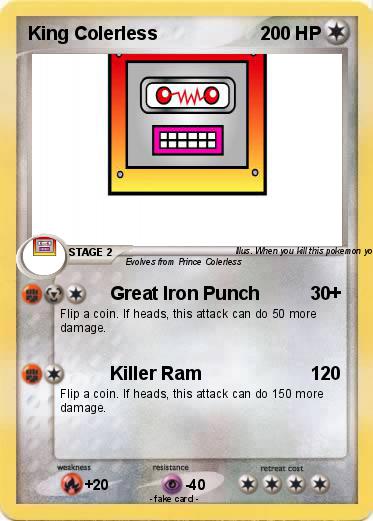 Pokemon King Colerless
