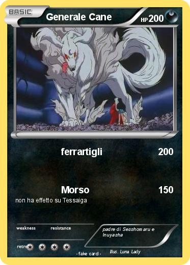 Pokemon Generale Cane