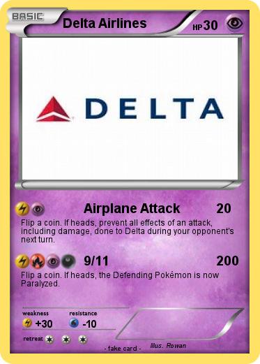 Pokemon Delta Airlines