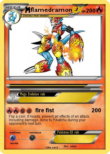 Pokemon flamedramon