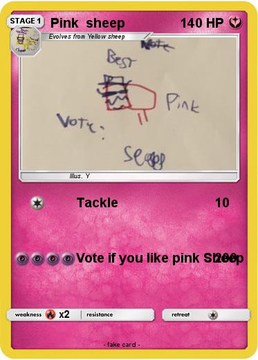 Pokemon Pink  sheep