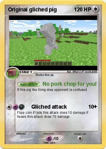 Pokemon Original gliched pig
