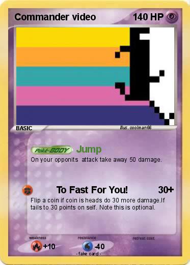 Pokemon Commander video