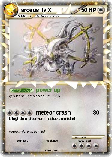Pokemon arceus  lv X