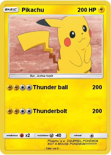 Pokemon Pikachu