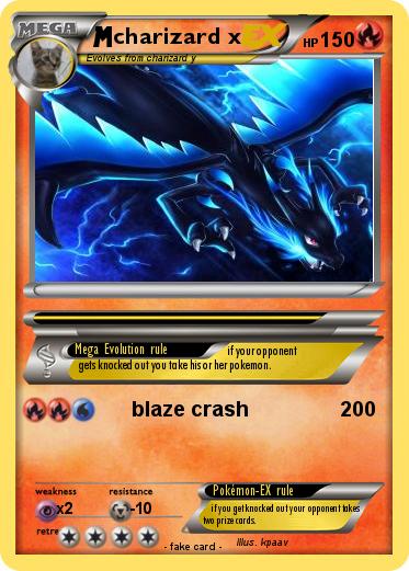 Pokemon charizard x