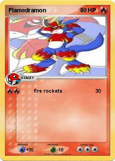 Pokemon Flamedramon