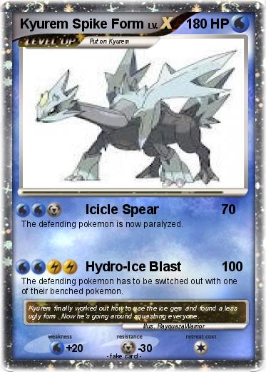 Pokemon Kyurem Spike Form Pokemon Kyurem Spike Form