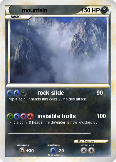 Pokemon mountain