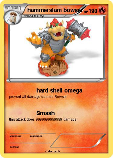 Pokemon hammerslam bowser