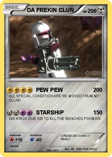 Pokemon DA FREKIN CLUN