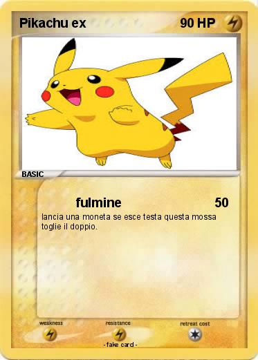 Pokemon Pikachu ex