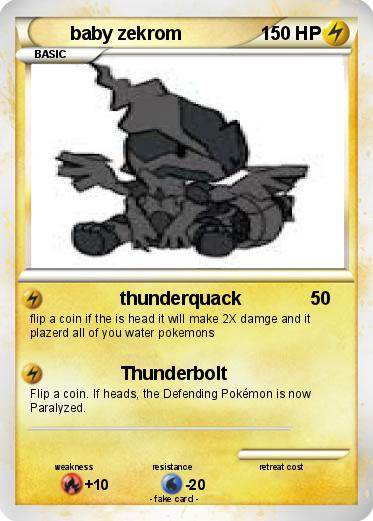 Pokemon baby zekrom