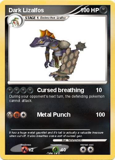 Pokemon Dark Lizalfos