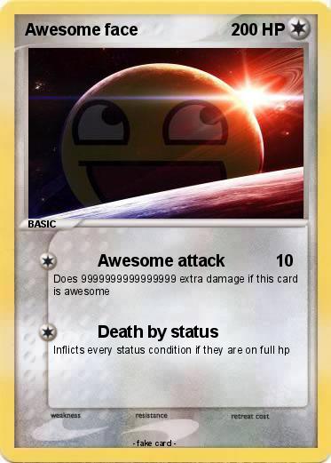 Pokemon Awesome face
