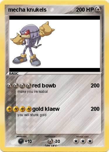 Pokemon mecha knukels