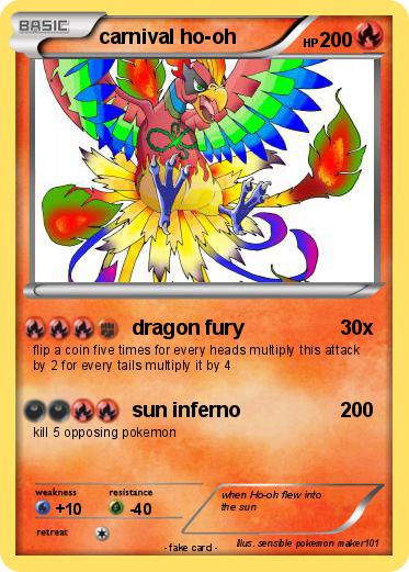 Pokemon carnival ho-oh