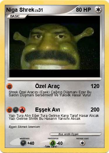 Pokemon Niga Shrek