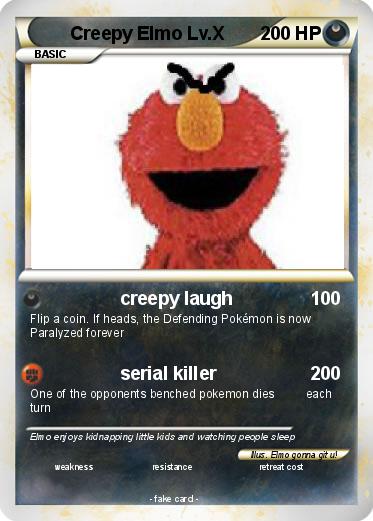 Pokemon Creepy Elmo Lv.X
