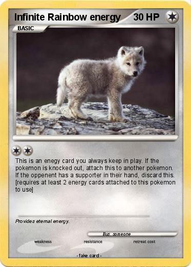 Pokemon Infinite Rainbow energy