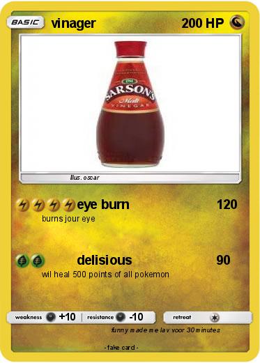 Pokemon vinager