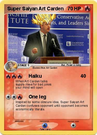 Pokemon Super Saiyan Art Carden