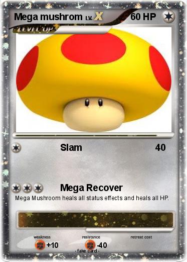 Pokemon Mega mushrom