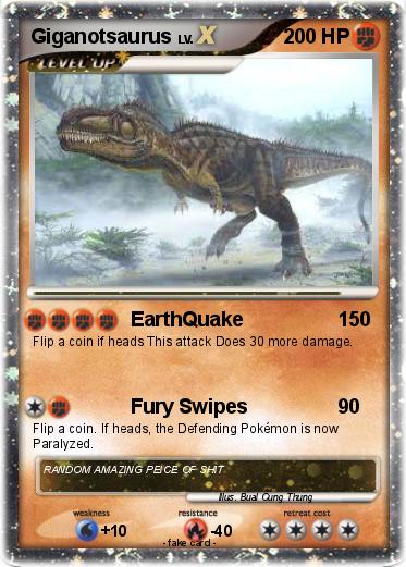 Pokemon Giganotsaurus