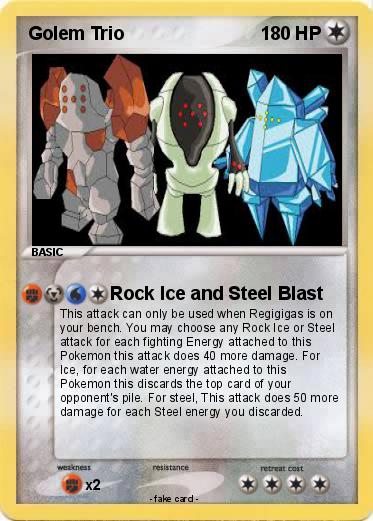 Pokemon Golem Trio
