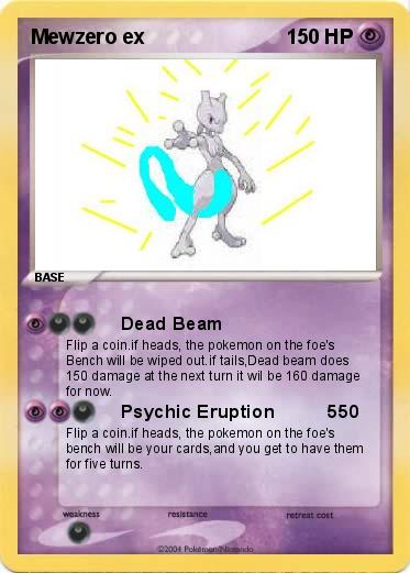 Pokemon Mewzero ex