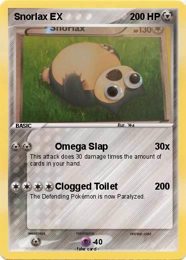 Pokemon Snorlax EX