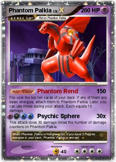 Pokemon Phantom Palkia