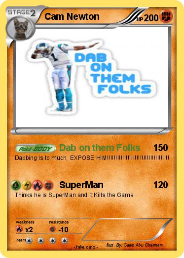 Pokemon Cam Newton