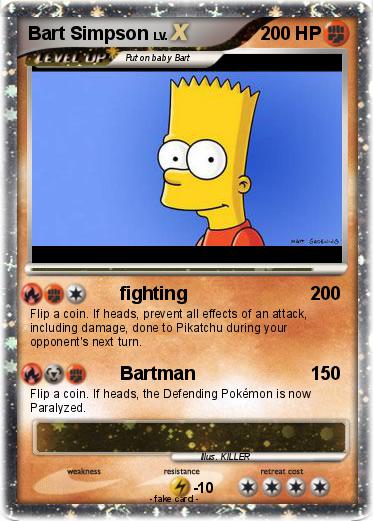 Pokemon Bart Simpson