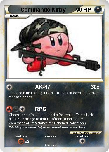Pokemon Commando Kirby