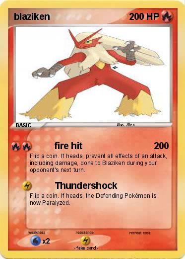 Pokemon blaziken