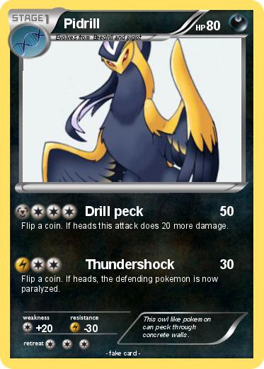 Pokemon Pidrill