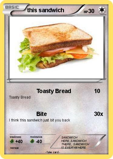 Pokemon this sandwich