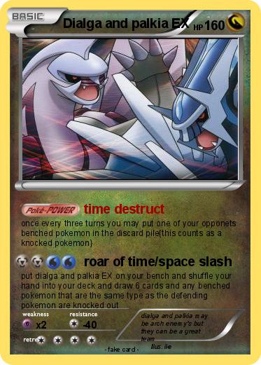 Pokemon Dialga and palkia EX