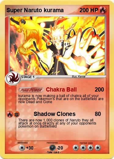 Pokemon Super Naruto kurama