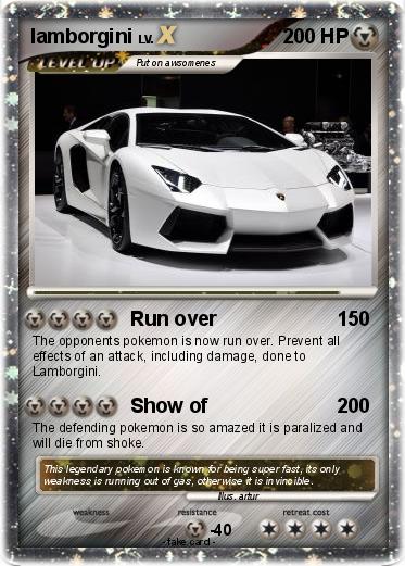 Pokemon lamborgini