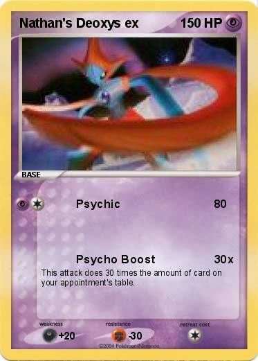 Pokemon Nathan's Deoxys ex