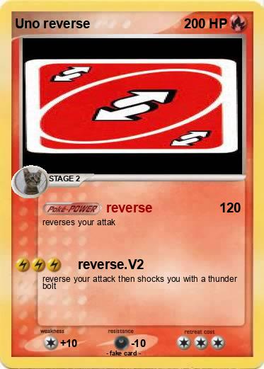 Pokemon Uno reverse