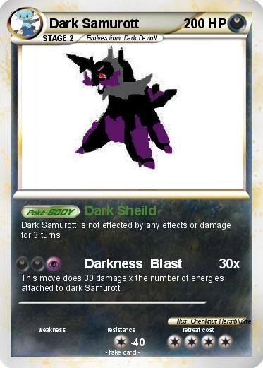 Pokemon Dark Samurott