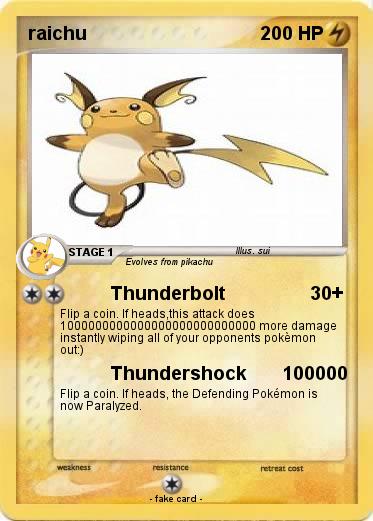 Pokemon raichu